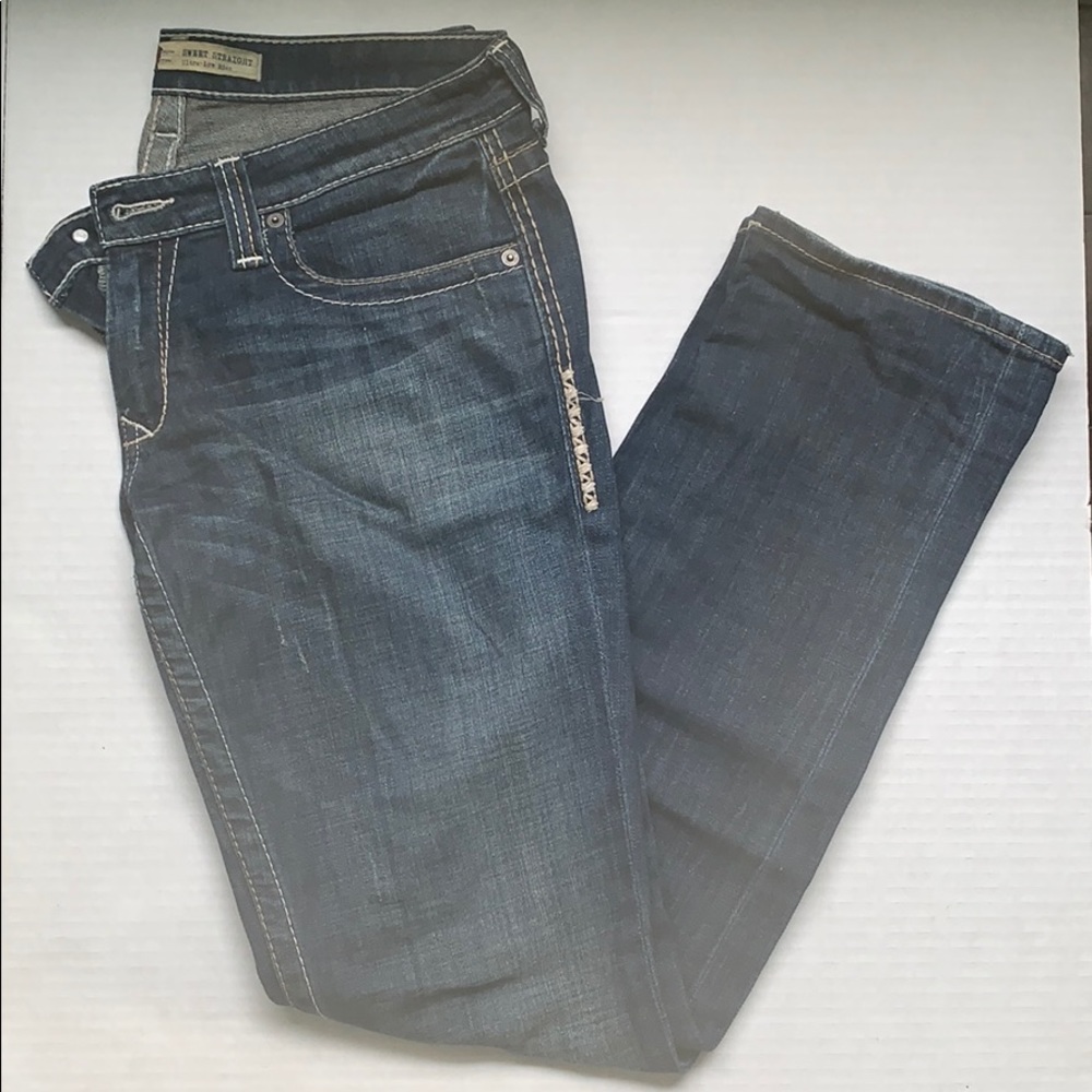 Big Star Ultra Low Rose Sweet Straight Jeans
